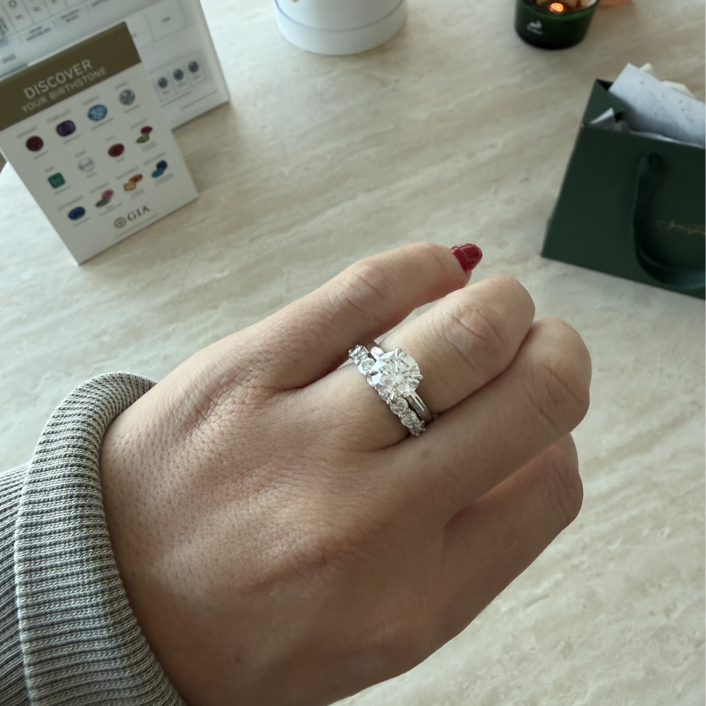 Chunky Diamond Wedding Band