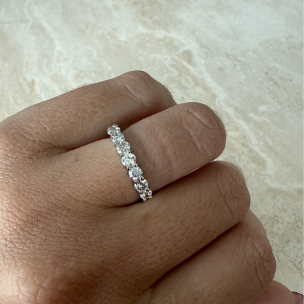Chunky Diamond Wedding Band