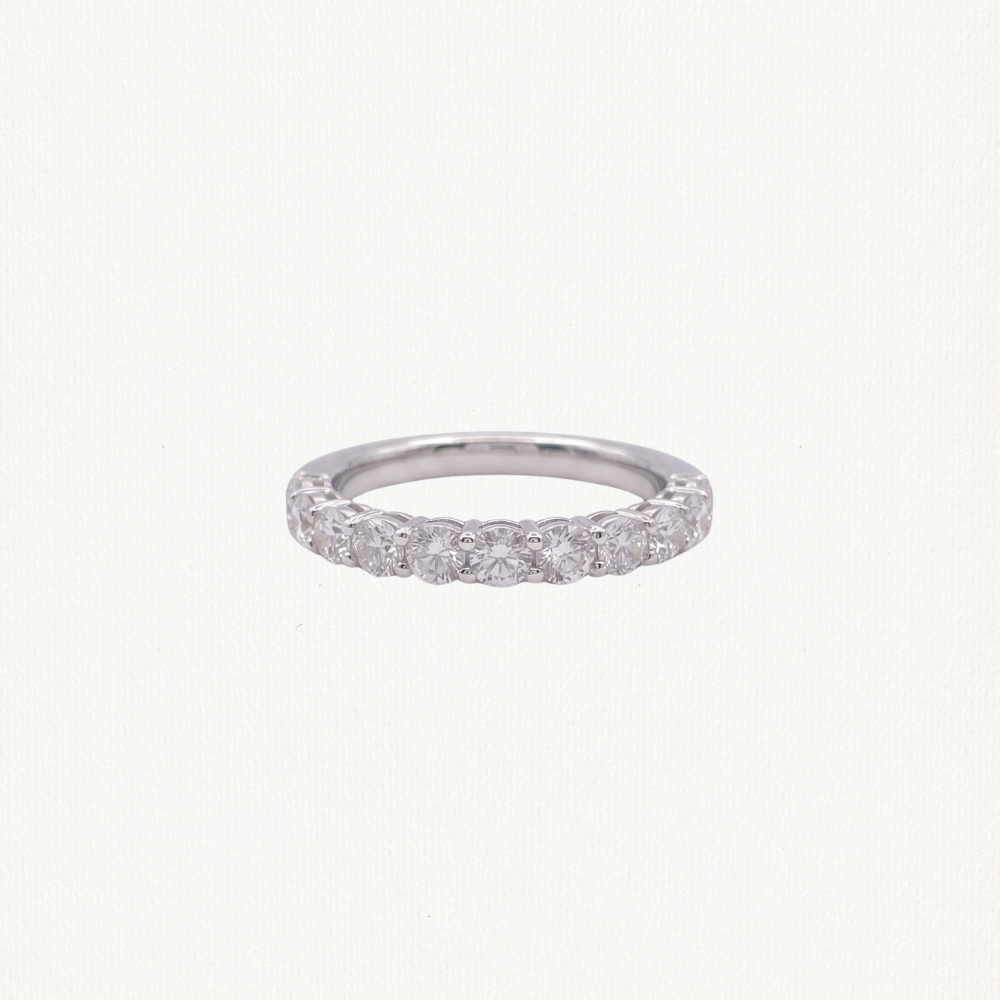 Chunky Diamond Wedding Band