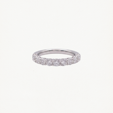 Chunky Diamond Wedding Band