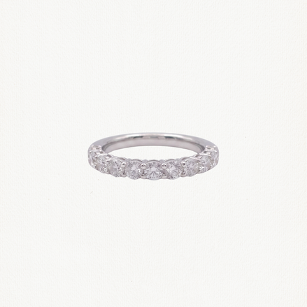 Chunky Diamond Wedding Band