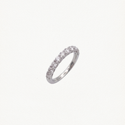 Chunky Diamond Wedding Band