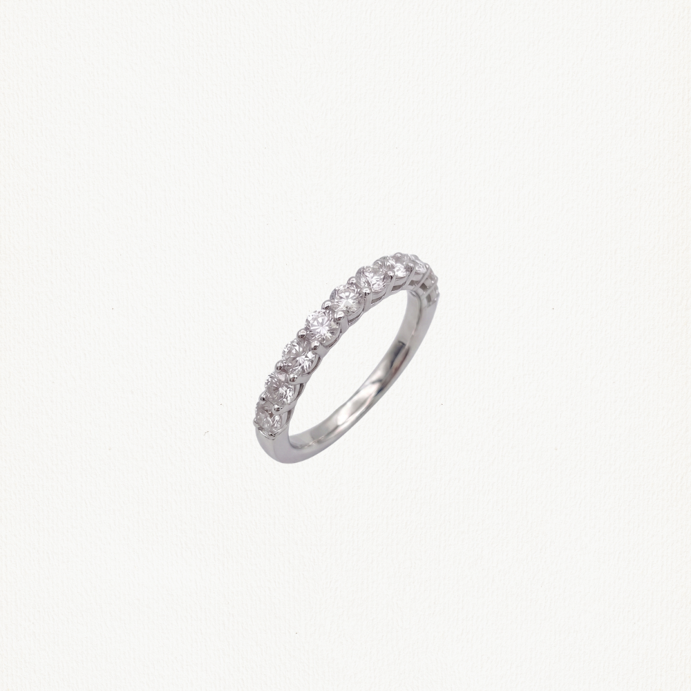 Chunky Diamond Wedding Band
