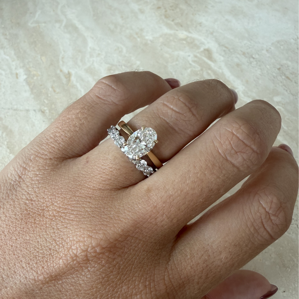 Chunky Diamond Wedding Band
