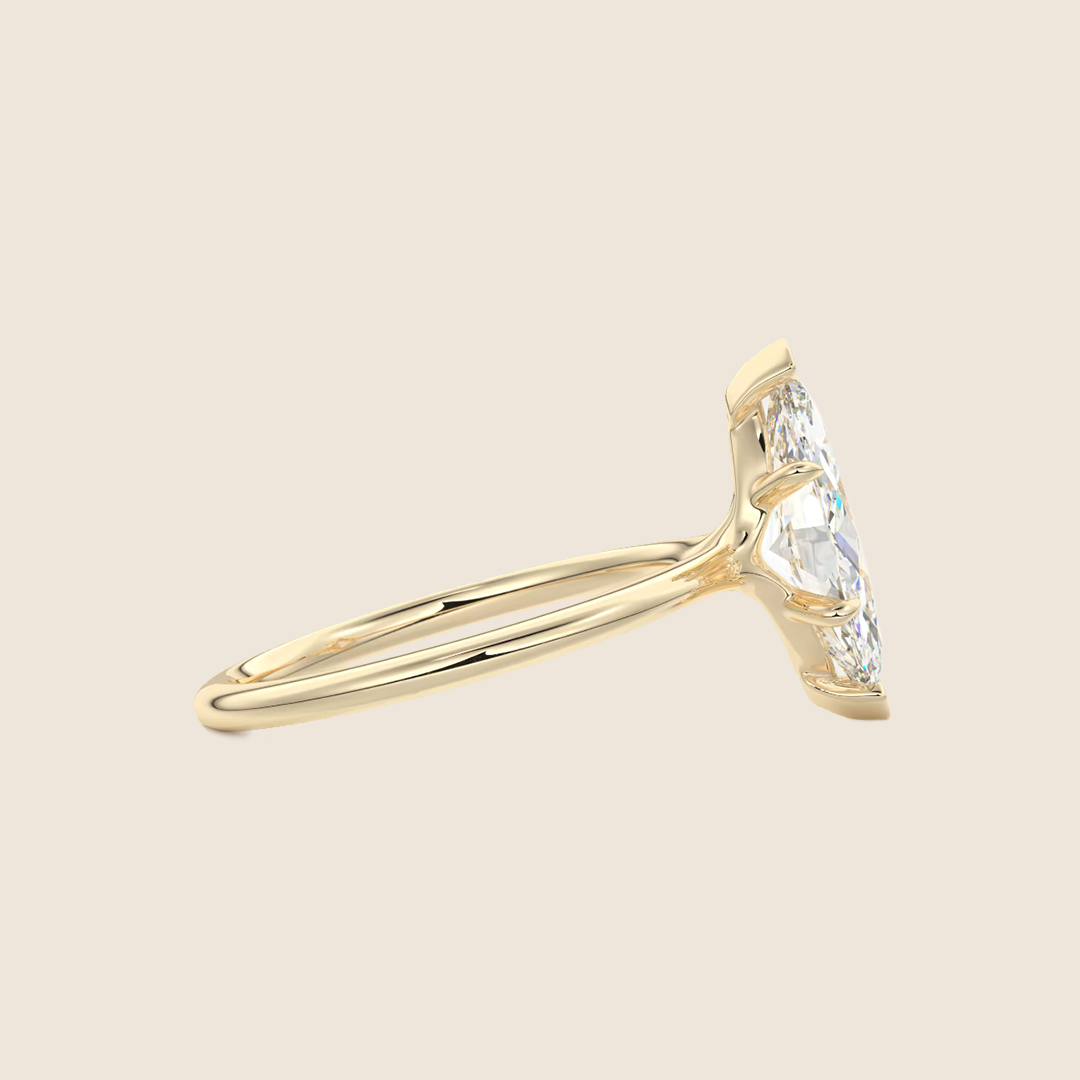 Marquise Solitaire Engagement Ring