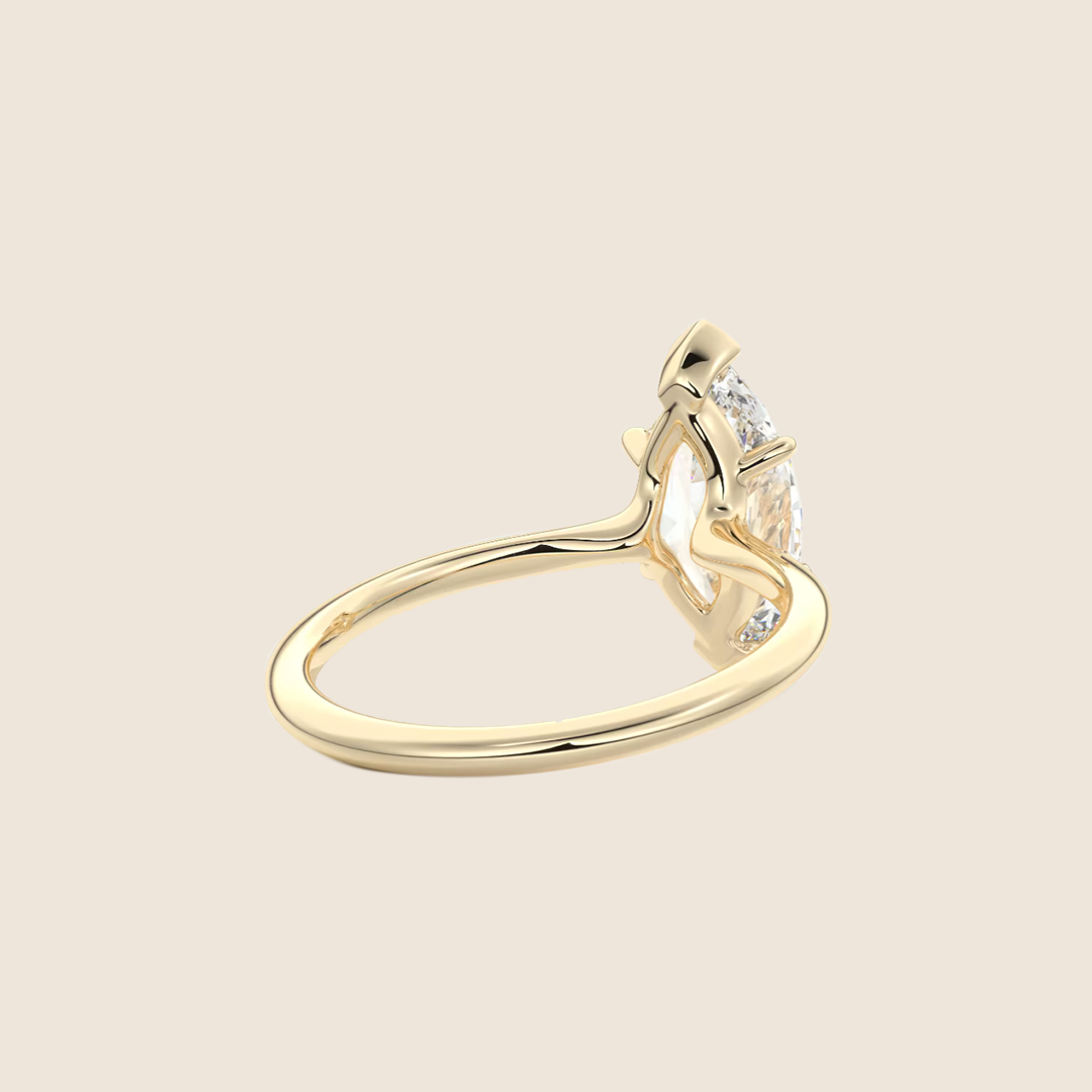 Marquise Solitaire Engagement Ring