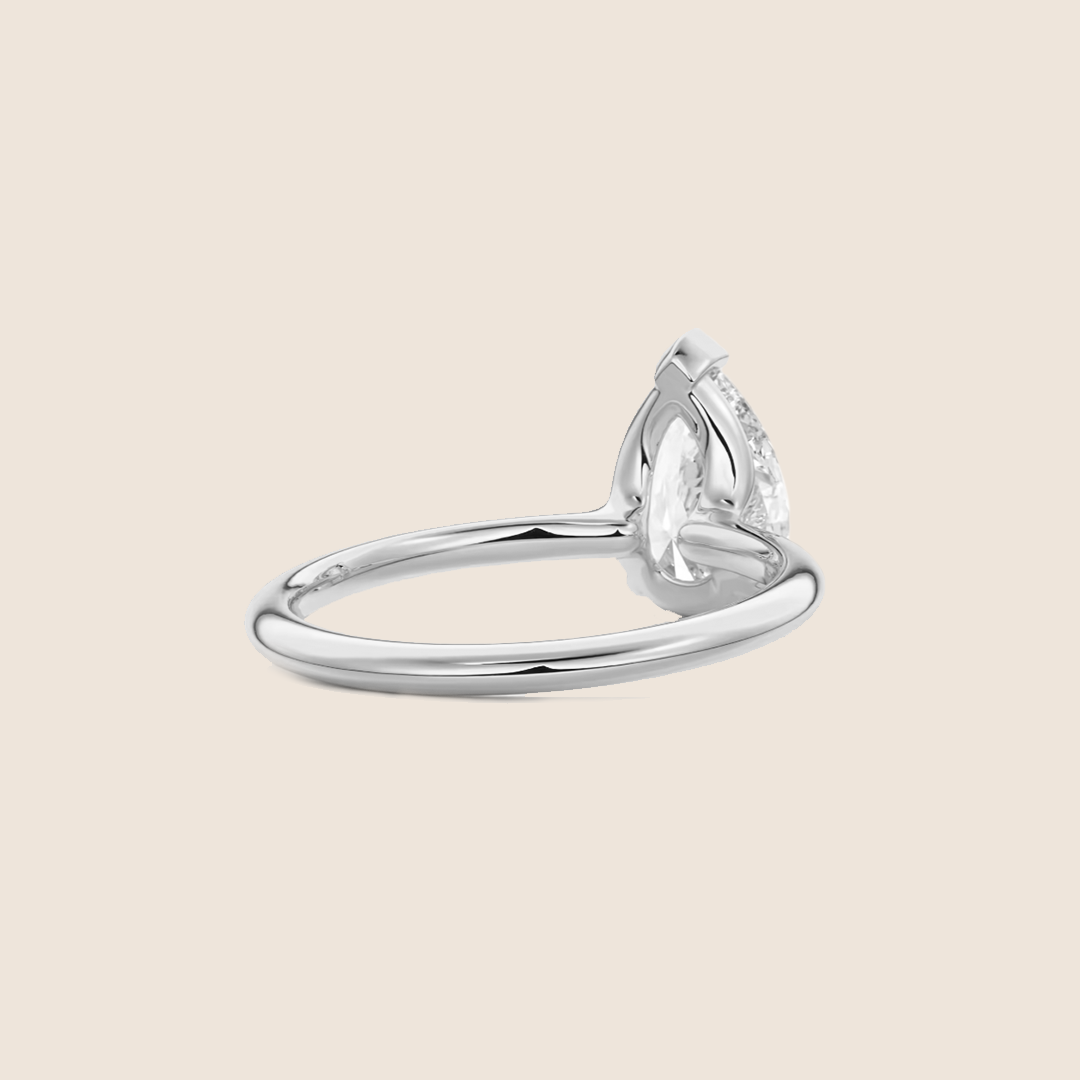 Pear Solitaire Engagement Ring