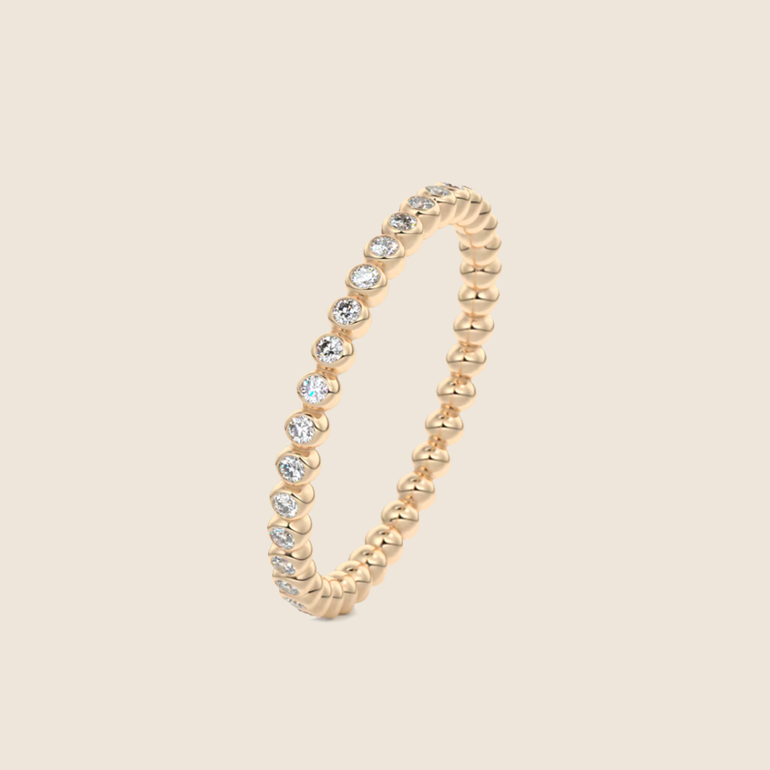 Beaded Eternity Band