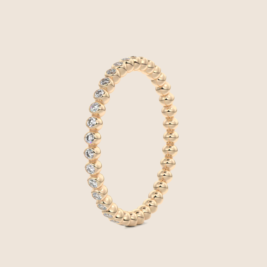 Beaded Eternity Band