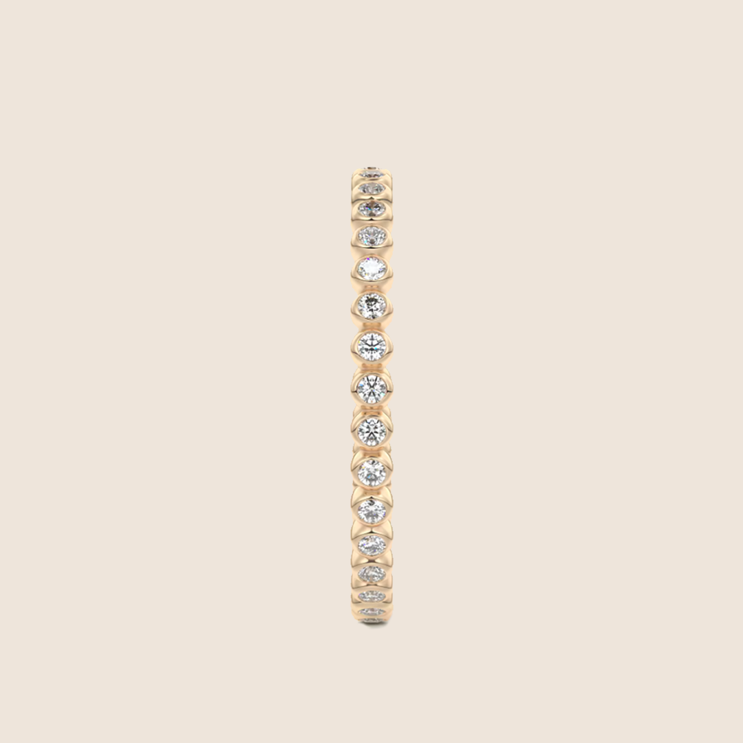 Beaded Eternity Band