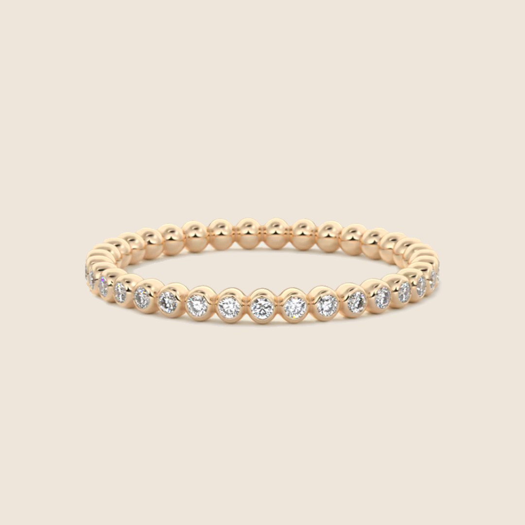 Beaded Eternity Band