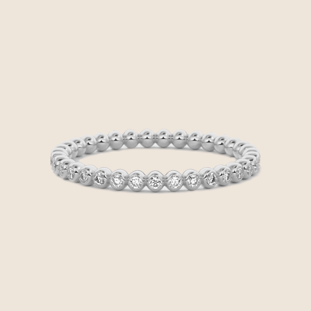 Beaded Eternity Band