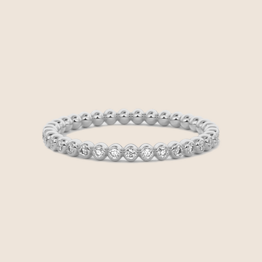 Beaded Eternity Band