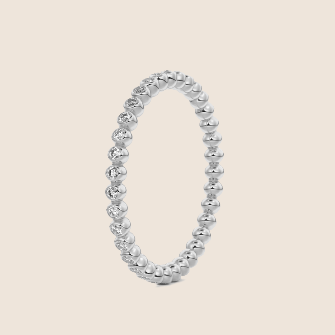 Beaded Eternity Band