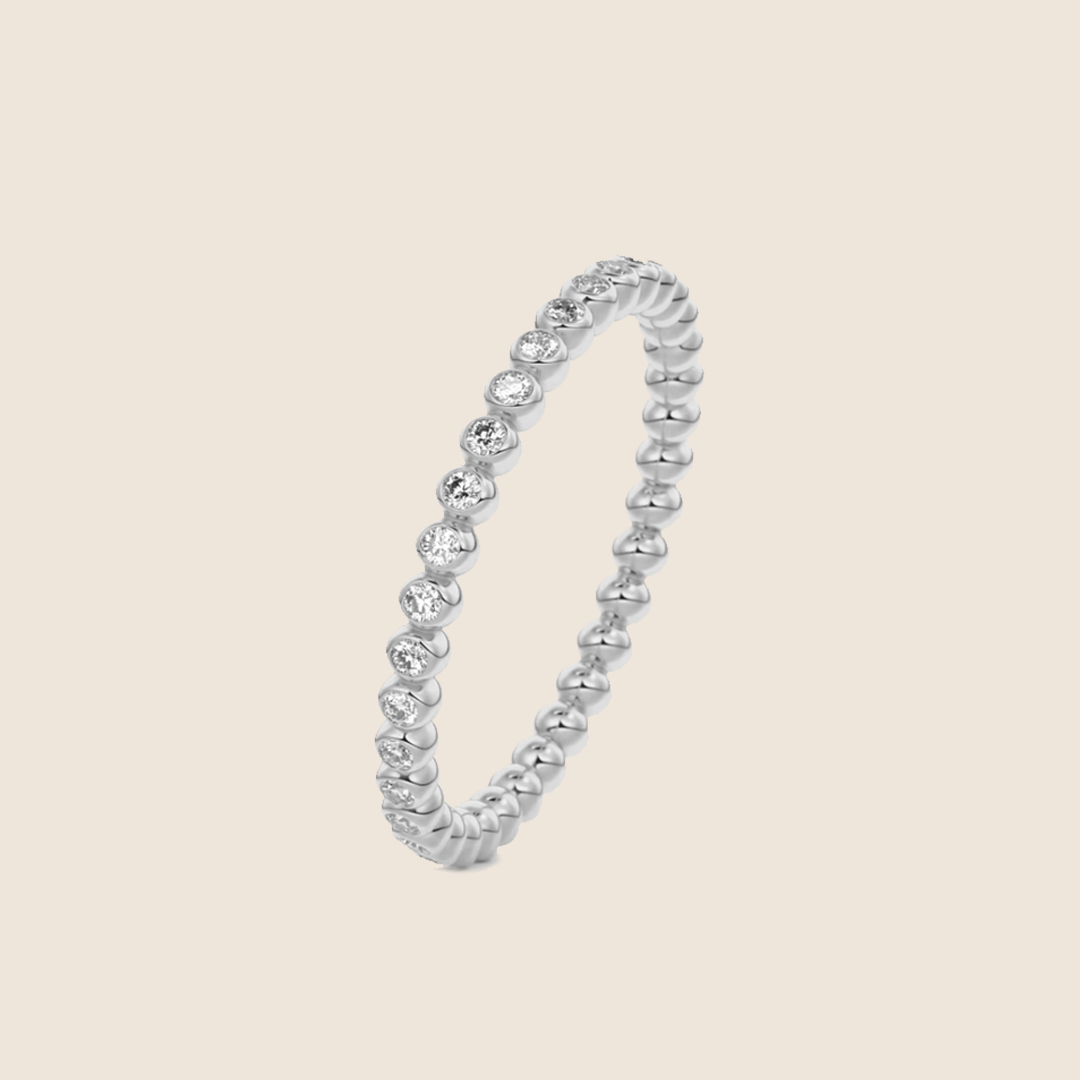 Beaded Eternity Band