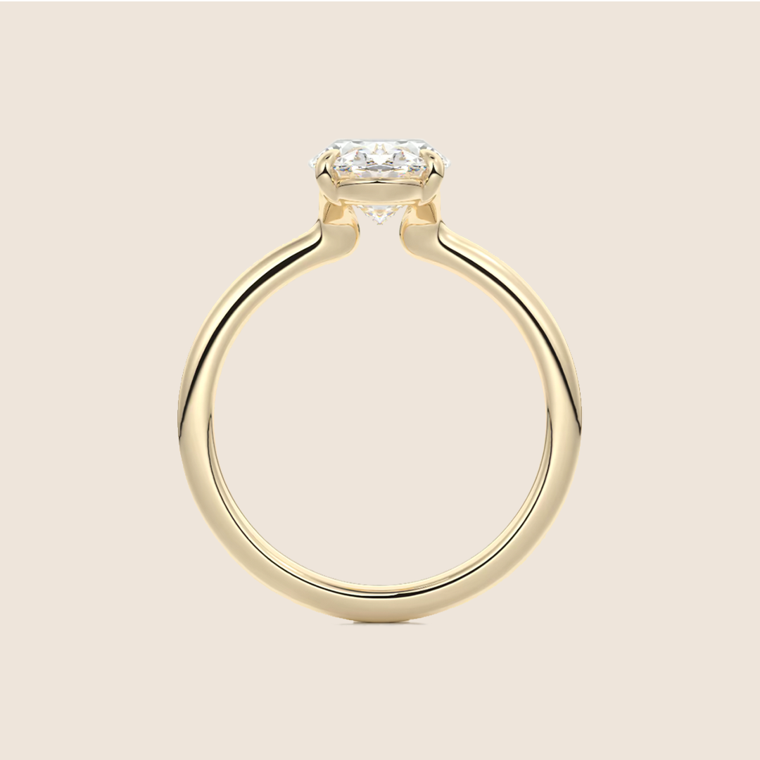 Oval Solitaire Engagement Ring