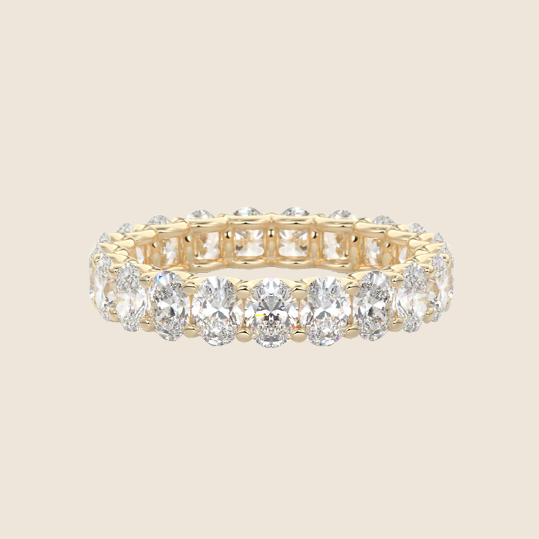 Oval Brilliant Eternity Ring