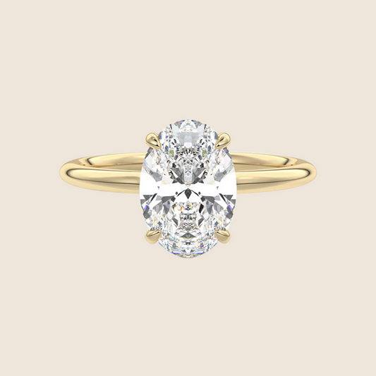 Oval Solitaire Engagement Ring