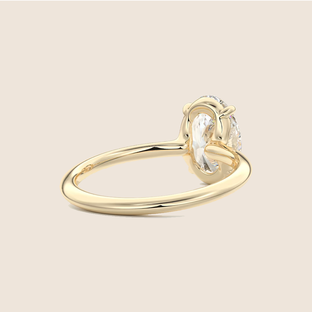 Oval Solitaire Engagement Ring