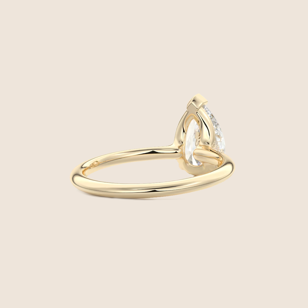 Pear Solitaire Engagement Ring