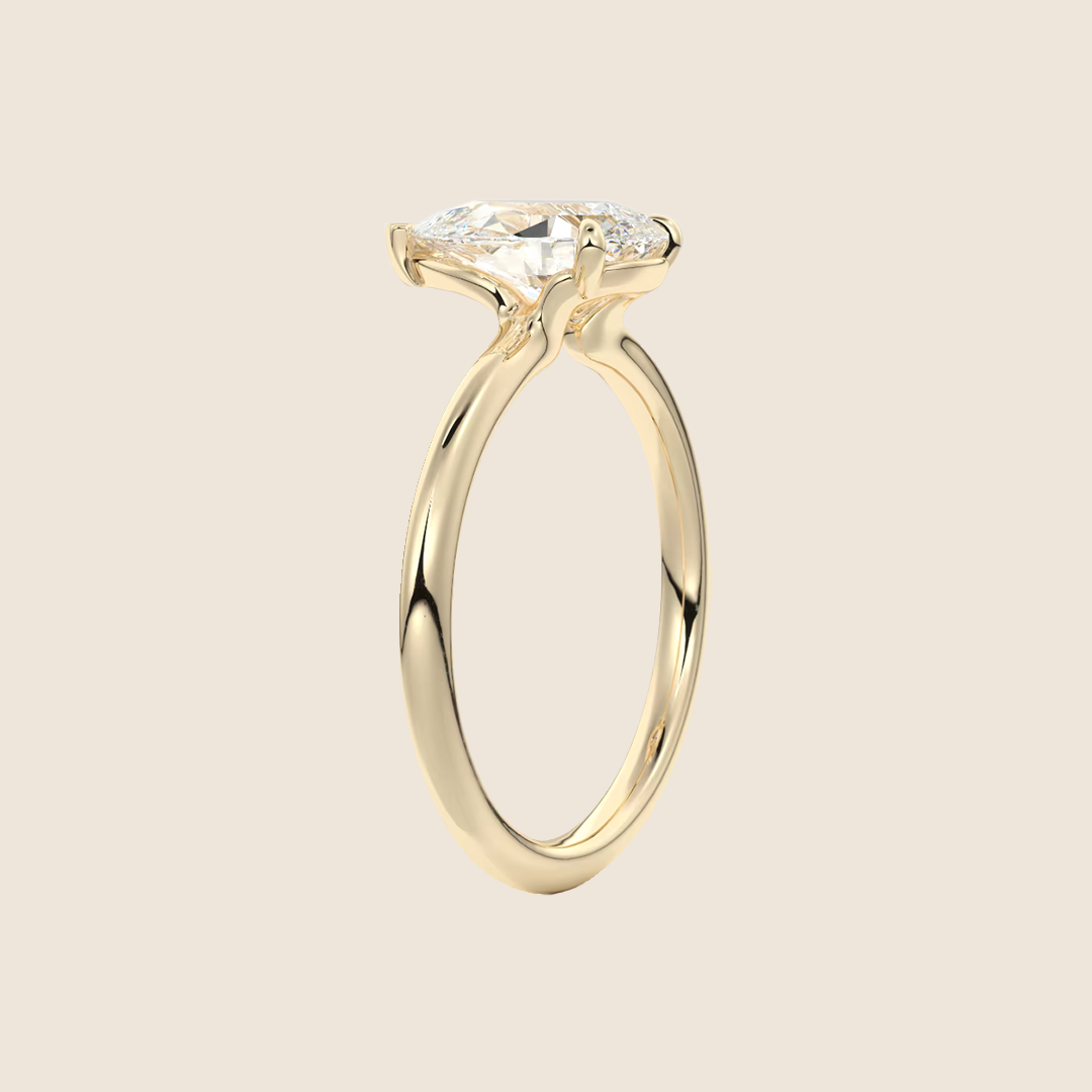 Pear Solitaire Engagement Ring