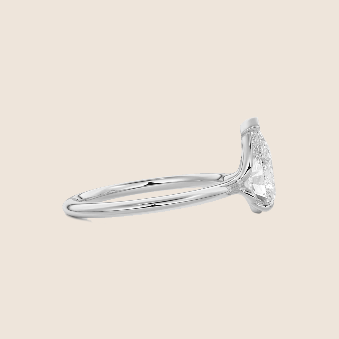 Pear Solitaire Engagement Ring