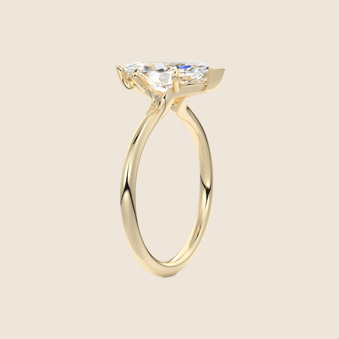 Marquise Solitaire Engagement Ring