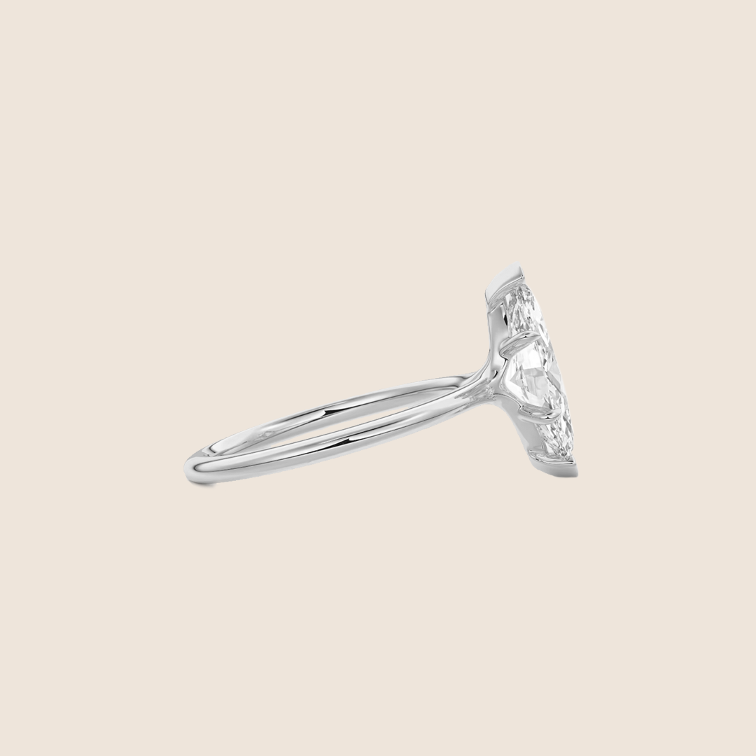 Marquise Solitaire Engagement Ring