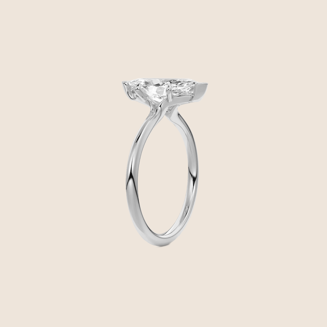 Marquise Solitaire Engagement Ring