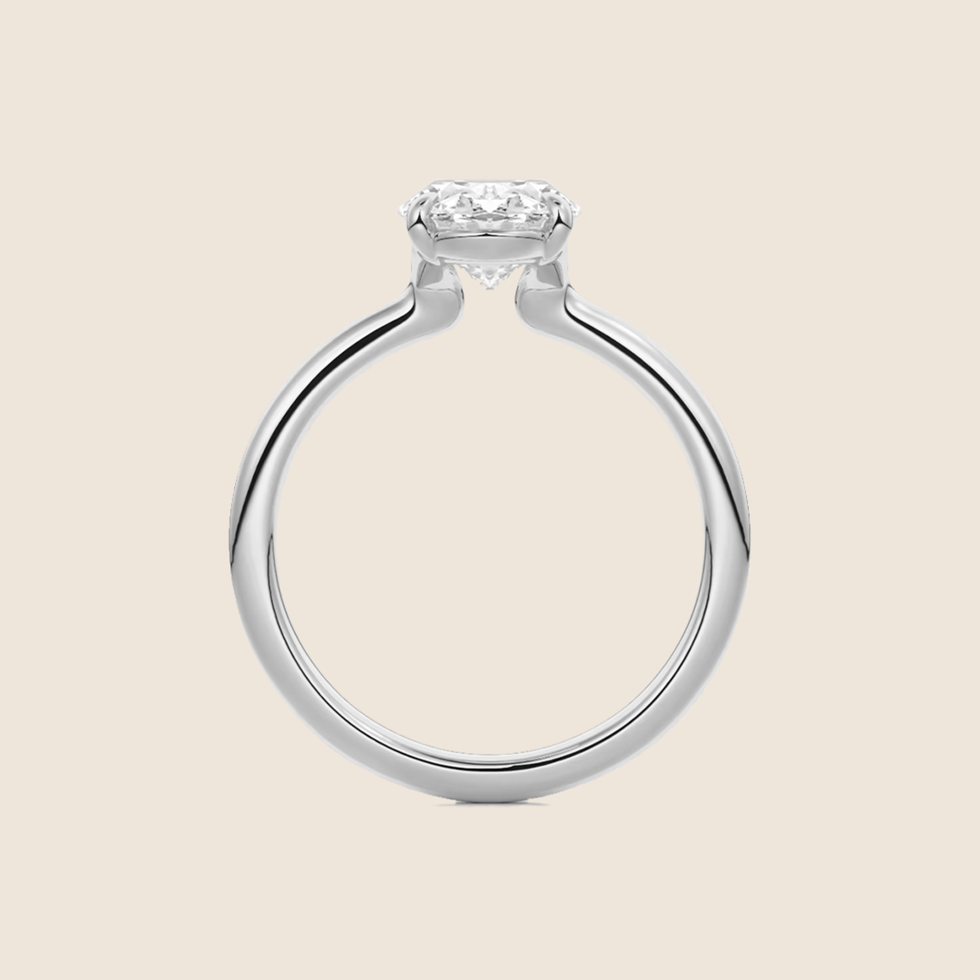 Oval Solitaire Engagement Ring